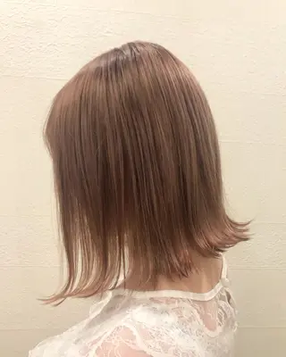 ミディアム カラーモデル募集 吉原佳穂💗のヘアスタイル