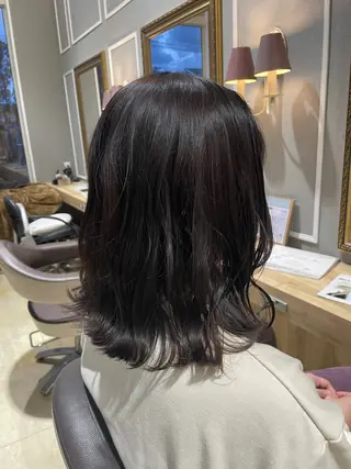 ミディアム カラー 【アクイール】やまだ みなのヘアスタイル