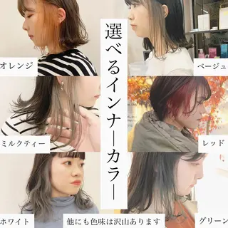 ショート カラー ハイトーン&暗髪🔥 表参道二刀流マエダのヘアスタイル