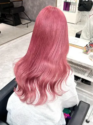 ロング カラー パーマ ヘアアレンジ メンズ キッズ 💖オタク美容師 ꒰ঌ♡モモ♡໒꒱のヘアスタイル