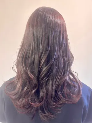 ロング カラー 古川 琴美のヘアスタイル
