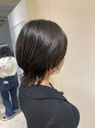 ミディアム カラー ヘアアレンジ ボブ /ニュアンス/ satomi🧸💖のヘアスタイル