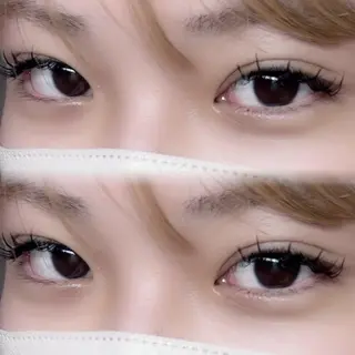 マツエク・マツパ PLATINUM DOLL アイリ💚のマツエク・マツパデザイン