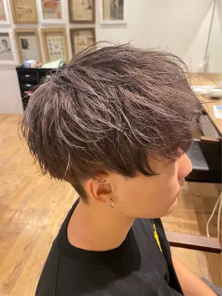 ミディアム メンズ メンズ特化美容師 中戸 滉のヘアスタイル