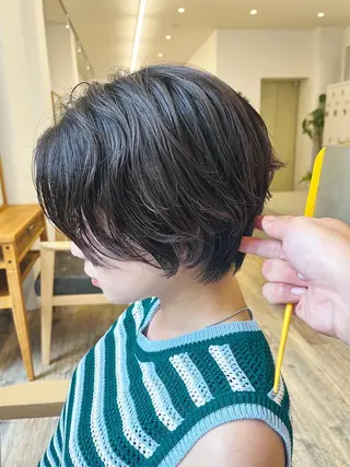 ショート パーマ Say.FUKUOKA所属・⭐️ショートの匠⭐️ Say.岩井のヘアスタイル