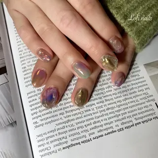 ミディアム ネイル Lofi nails ゆきこのネイルデザイン
