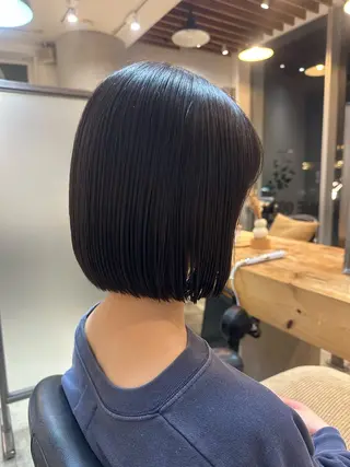 ミディアム ブリーチカラー/ 透明感/aika¨̮のヘアスタイル