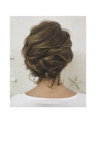 ミディアム ヘアアレンジ kamata melanieのヘアスタイル