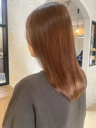 セミロング カラー 🌼髪質改善･アレン ジ･レイヤー🌼のヘアスタイル