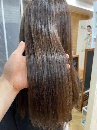 カラー 韓国ヘア🇰🇷船橋 髪質改善/上野愛果のヘアスタイル