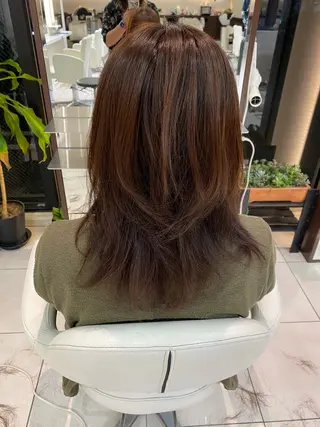 ロング 内山 歩美のヘアスタイル