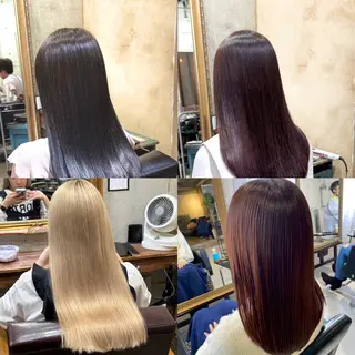 セミロング カラー ✂︎cadre✂︎ 🪶かまだれいし🪶のヘアスタイル