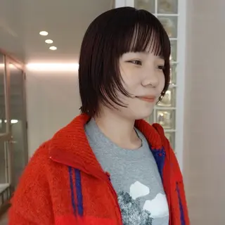 ショート カラー ヘアアレンジ 🌐サトウ リョウ🌐のヘアスタイル