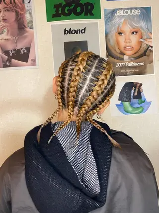 ミディアム カラー ヘアアレンジ Repos by moi所属・RINA/ Jr.スタイリストのヘアスタイル