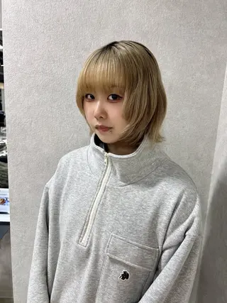 ショート 髪質改善大阪/ 酸性縮毛矯正/ゆうとのヘアスタイル