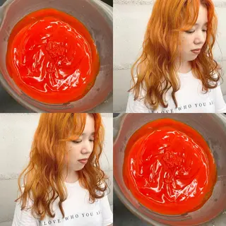 カラー 透明感/オリーブ/ グレージュ/YUKAのヘアスタイル