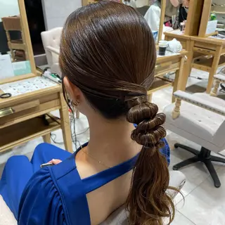 ヘアアレンジ 佐々木 悠莉のヘアスタイル