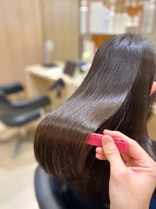 ロング 川元 雄貴のヘアスタイル