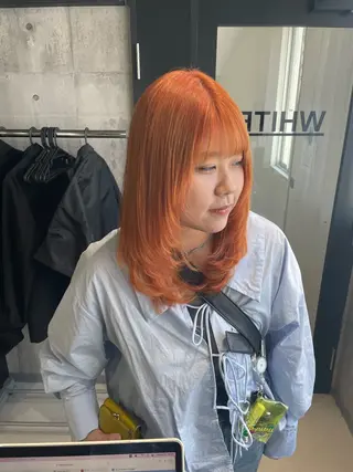 ミディアム カラー 🫧透明感/美髪🫧 Hiroakiのヘアスタイル