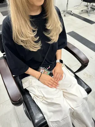 セミロング Lovestasy 京都河原町店のヘアスタイル