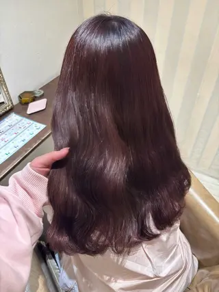 ロング カラー ふうか 心斎橋美容室のヘアスタイル