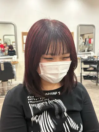 カラー 艶髪🥣透明感カラー 🫧前田奈津実のヘアスタイル