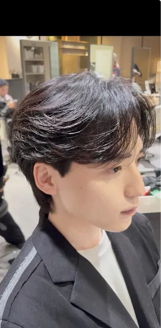 パーマ メンズ 森野啓斗/メンズ/ 韓国系🇰🇷のヘアスタイル