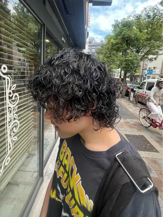 パーマ メンズ ヤシロケンタ メンズ特化のヘアスタイル