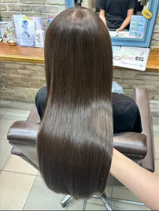 ロング カラー 🎀オリーブベージュ /minami🎀のヘアスタイル