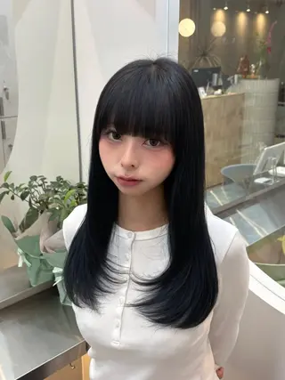 ロング カラー 🩶 HARUKA/ 韓国美髪ヘア🩶のヘアスタイル