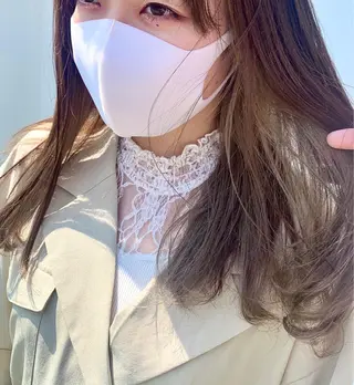 セミロング カラー 中目黒🌼 🌼ハナのヘアスタイル