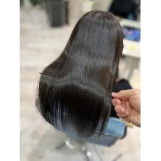 ロング 💓透明感カラー 心斎橋No1💓のヘアスタイル