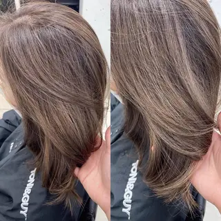 セミロング カラー TONI&GUY   EBISU所属・星野 菜月のヘアスタイル