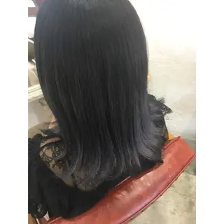 セミロング カラー fio マナミのヘアスタイル