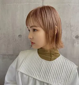 ミディアム 宮崎 わか菜/透明感カラーのヘアスタイル