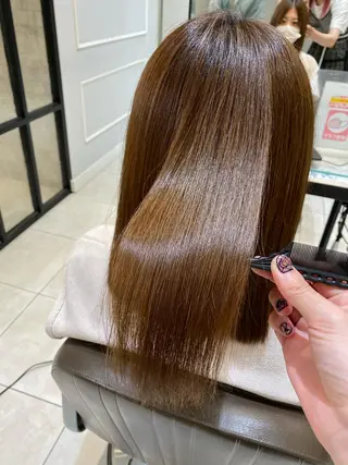 ミディアム 似合わせ艶髪カラー ❤️ハダユミのヘアスタイル