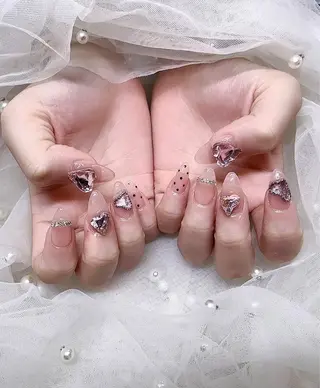 セミロング ラベンダーネイルサロン所属・日暮里🌷 ゆな（ネイル）のネイルデザイン