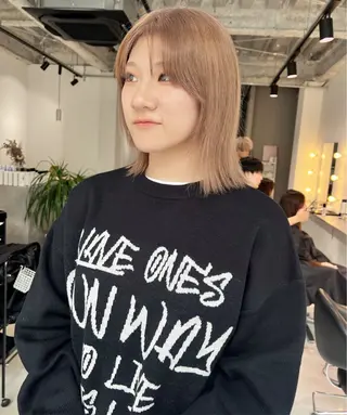 ミディアム ALL HAIR所属・ALL  HAIR 大河由実のヘアスタイル
