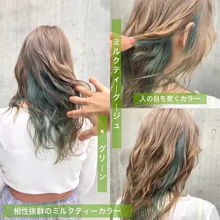 カラー XYZ新宿所属・⭐️DAIKI⭐️ ハイトーン/髪質改善のヘアスタイル