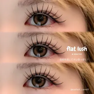 マツエク・マツパ 【那覇/束感まつ毛】 ｷｬﾒﾙのマツエク・マツパデザイン