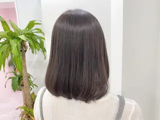 ミディアム カラー ヘアアレンジ 外苑前NO.1艶髪 透明感カラーのヘアスタイル