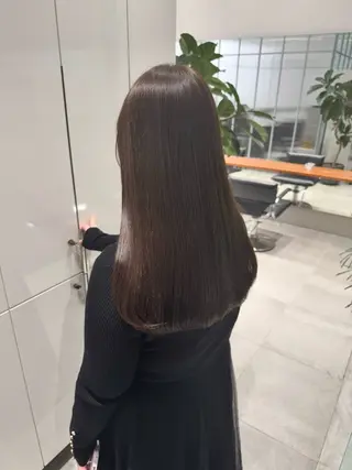 ロング カラー ひかり／ベージュ ／似合わせカットのヘアスタイル