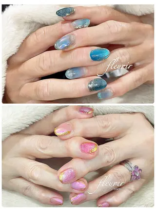 ネイル フルリール 【プライベートサロンのネイルデザイン