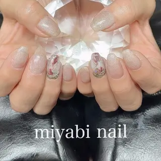 ネイル miyabi nail 桂川駅近くのネイルデザイン