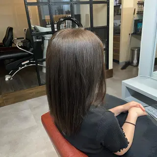 ロング カラー monami 山本華菜のヘアスタイル