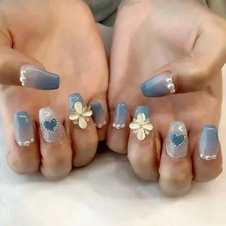 ネイル 💎🐰 saki. m 🐰💎のネイルデザイン