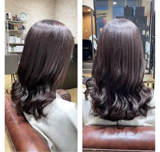 セミロング MIKU ナチュラルヘア✂️✨のヘアスタイル