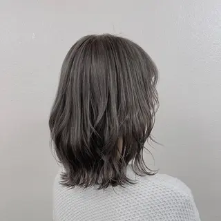 ミディアム カラー ☁️グレージュカラー TAKUYA☁️のヘアスタイル