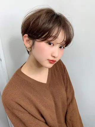 ショート 縮毛矯正/ショート/ レイヤー/畑中正敏のヘアスタイル