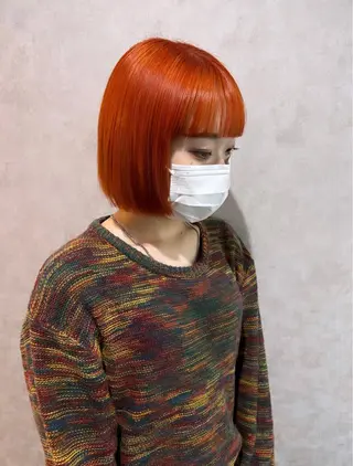 ショート カラー QUON.伊勢崎店所属・ブリーチ＆ハイトーン 歌 心のヘアスタイル